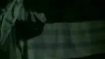 Fat man turns the light off to fuck younger Arab mom in the darkness