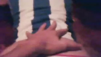 Arab mom has no time to take panties off and gets her pussy nailed