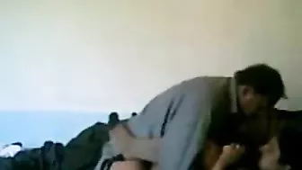 Mature Arab man fucks beautiful mom in missionary and doggy styles