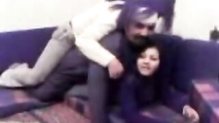 Lustful Arab man plays with two cute babes ready to fuck them both