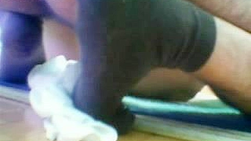 Naked mom gets fantastic sensations during anal sex with Arab man