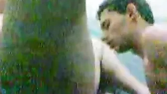 Skinny husband enjoys big tits and juicy ass of chubby Arab mom