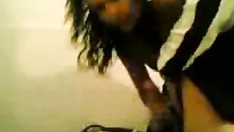 Attractive Arab babe blows her lover and lets him play with pussy