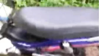 Uninhibited Arab mom in hijab pleases hubby with outdoor blowjob