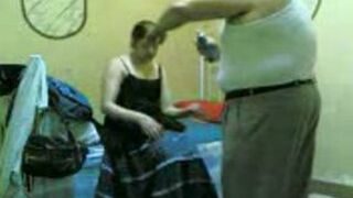 Homemade porn video of fat boss fucking Arab mom in the dark room | AREA51. PORN