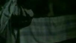 Homemade porn video of fat boss fucking Arab mom in the dark room