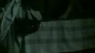 Homemade porn video of fat boss fucking Arab mom in the dark room