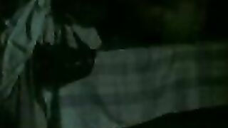 Homemade porn video of fat boss fucking Arab mom in the dark room