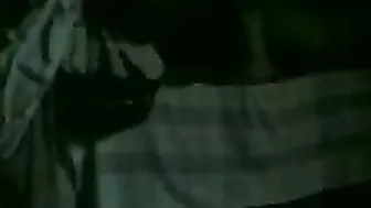 Homemade porn video of fat boss fucking Arab mom in the dark room