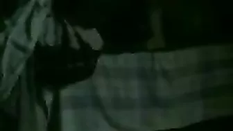 Homemade porn video of fat boss fucking Arab mom in the dark room