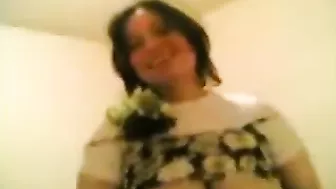 Sweet and sexy Arab mom shows breasts and masturbates for boyfriend