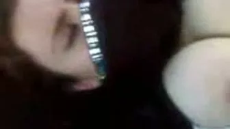 Muslim Arab mom with big melons gets fucked by her man in the car Muslim Arab mom with big melons gets fucked by her man in the car