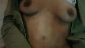 Attractive young mom in hijab shows tits and gets pounded in POV