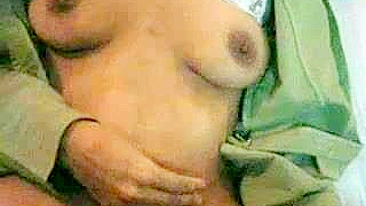 Attractive young mom in hijab shows tits and gets pounded in POV