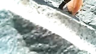 Scandalous video of filthy Arab mom getting fucked on the beach