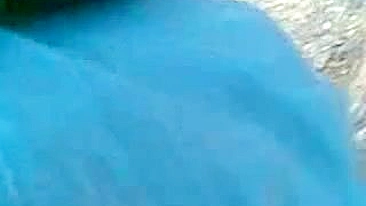 Scandalous video of filthy Arab mom getting fucked on the beach