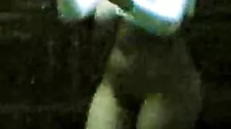 Shameless Arab mom demonstrates her curves while dancing all naked