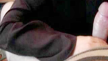 POV video of amateur Arab mom working her blowjob magic with a cock