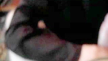 POV video of amateur Arab mom working her blowjob magic with a cock