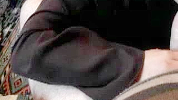 POV video of amateur Arab mom working her blowjob magic with a cock