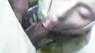 POV home video of pretty Arab mom in hijab sucking cock on camera