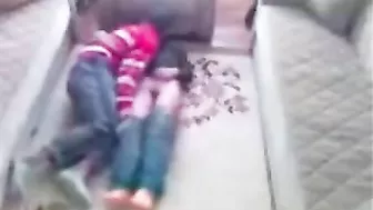 Arab hidden camera catches slim mom riding man's dick in cowgirl