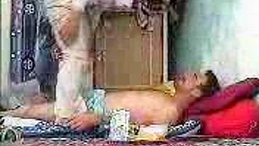 Adult Arab movie of amateur mom stripping for hubby and riding him