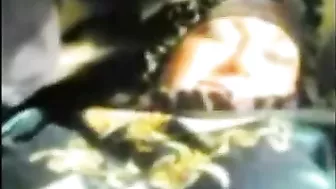 Some horny Arab male copulating with mature mom in the backseat