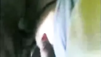 Some horny Arab male copulating with mature mom in the backseat