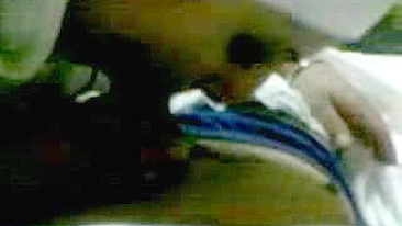 Man enjoys amateur blowjob from attractive Arab mom in white hijab