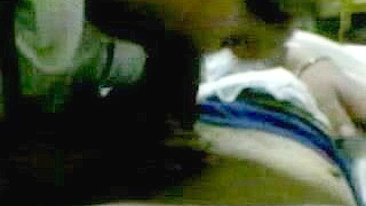 Man enjoys amateur blowjob from attractive Arab mom in white hijab