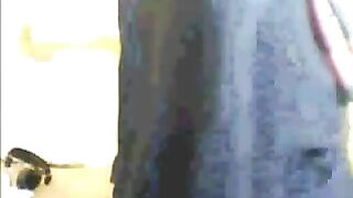 Arab mom gets horny after prayer and sticks dildo into her anal hole