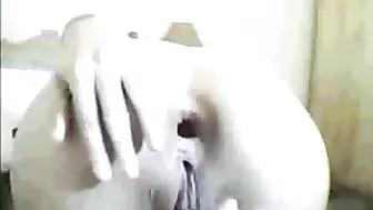 Arab mom gets horny after prayer and sticks dildo into her anal hole