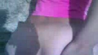 Arab outdoor video of sexy mom taking her man's tool into the ass