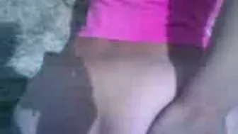 Arab outdoor video of sexy mom taking her man's tool into the ass