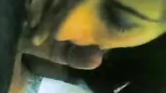 Bodacious mom blows Arab lover's dick and swallows cum in POV clip