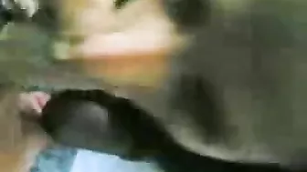 Bodacious mom blows Arab lover's dick and swallows cum in POV clip