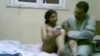 Amateur Arab lassie has her first time sex with a man on camera