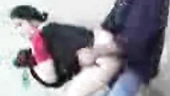 Shameless mom hikes up her dress to fuck Arab stud in public place Shameless mom hikes up her dress to fuck Arab stud in public place