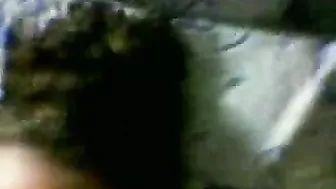 Aroused man sticks cock into the mouth of naked Arab mom in POV