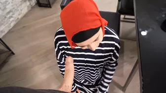 Son offers to teach arab mom how to give a good blowjob