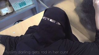 Porn of arab in hijab who gets fucked and facialized by the mom lover