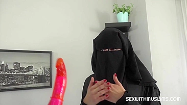 Arab woman is into porn but her husband punishes mom in the hijab