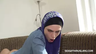 Arab with hijab gets banged by porn man who rents flat for sex with mom Arab with hijab gets banged by porn man who rents flat for sex with mom