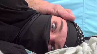 Porn of girl with hijab getting bonked and facialized by Arab BF of mom