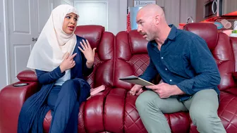 Arab with hijab told about porn fantasies and man made it with the mom