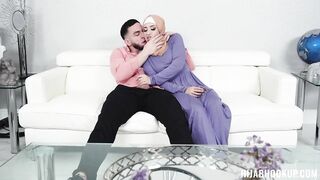 Porn starts when mom is out so even hijab on Arab won't stop the boy