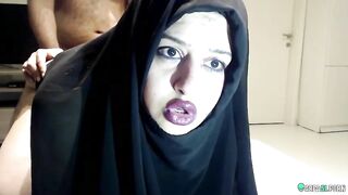 I hard fucked in asshole chubby mature arab mom in hijab