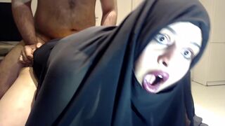 I hard fucked in asshole chubby mature arab mom in hijab