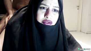 I hard fucked in asshole chubby mature arab mom in hijab